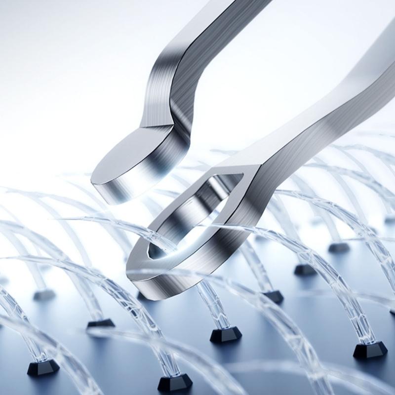 Manual Nose Grooming Tool Stainless Steel Nose Hair Clip Smooth Surfaces Easy Maintenance Travel Friendly