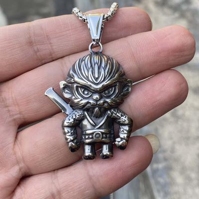Neuer Battle Monkey Anhänger, Modische und beliebte Spielaccessoires, Halskette, Pulloverkette