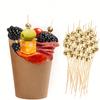 100Pcs Kraft Paper Muffin Paper Cups Mini Cupcake Liners Oil- Proof Greaseproof Paper Baking Wrappers Cake Baking Cup Cases