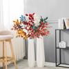 Artificial Rose Leaves Stem Floral Arrangement Supplies DIY Artificial Flowers Tool for Bouquet Wedding Party 40.55in
