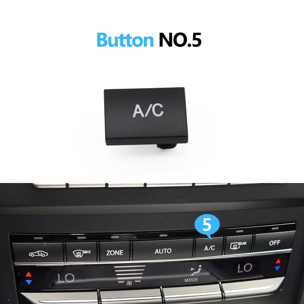 Central Console AC Heater Button Switch Cover Climate Control Button For BENZ E Class W212 W207 E200 E250 E300 E350 E400 E500