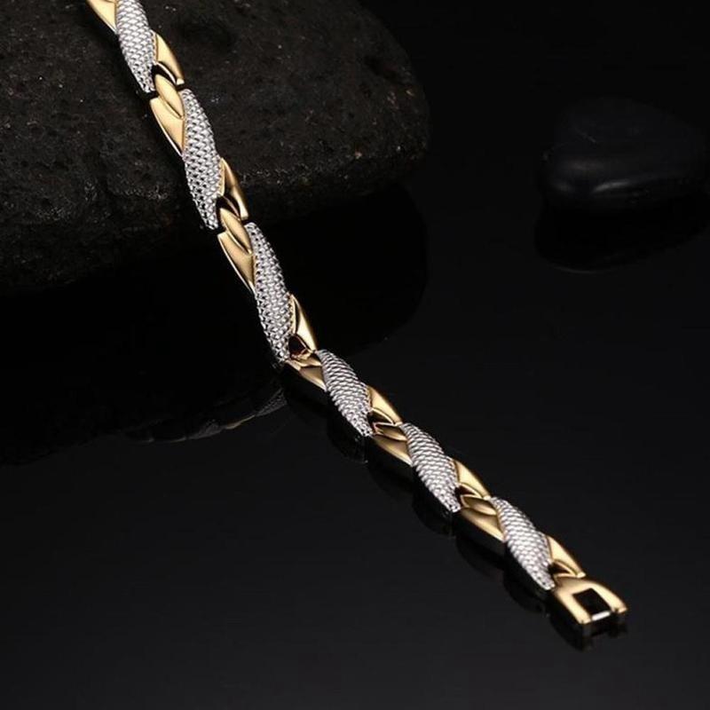 Twisted Healthy Magnetic Bracelet for Women Power Therapy Magnets Magnetite Bracelets Bangles Men Health Care Jewelry Stainless