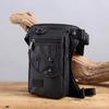 Nylon/Canvas Men Drop Leg Bag Waist Pack Hip Bum Belt Casual Shoulder Leg Bag Motorcycle Riding Thigh Bag