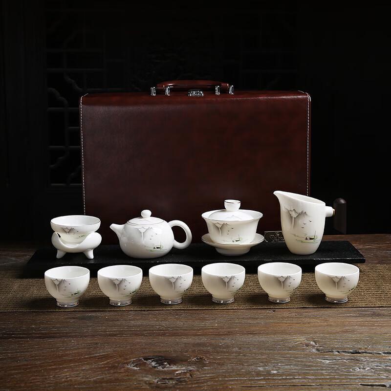 Shang Shan Ruo Shui White Porcelain Tea Set