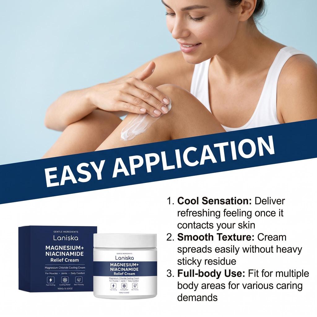 Joint Care Cool Cream Cool Skin Feeling Soft and Moisturizing Cream Easy to Apply to the Whole Body