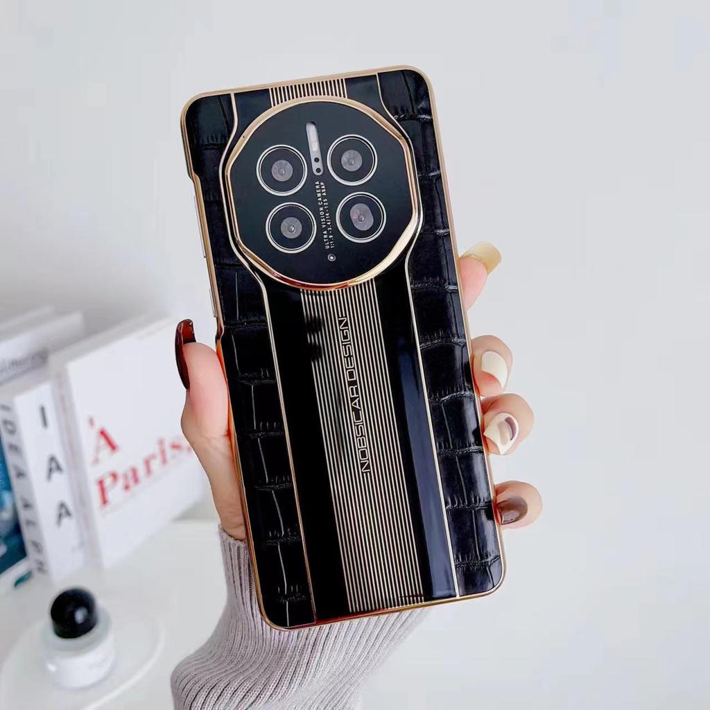 Porsche crocodile leather case for Honor Magic 5P/5, 4P/4, 3P - all-inclusive, drop-proof, and perfect for business on-the-go.