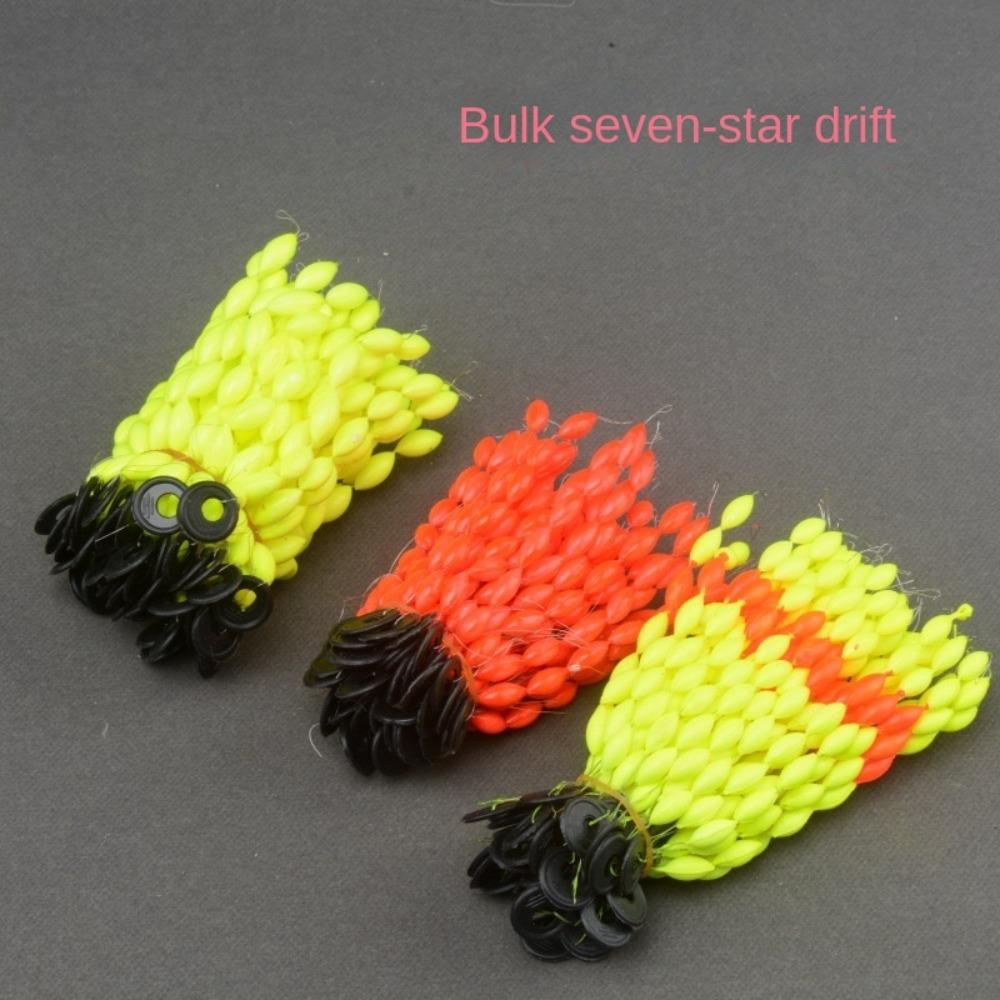 

300 шт./50 упаковок рибальські приналежності Риболовний боббер Стопер Поплавок Космічні боби Гумові боби Озера Річки Море S зелений