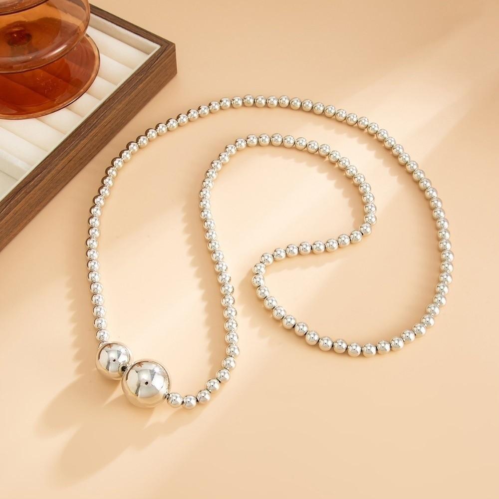 Fringe Sweater Chain Retro Decorative Necklace NEW Long Bead Chain Necklace  Unisex Accessory