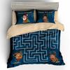 Christmas Duvet Cover Set, King Christmas Bedding - Festive Printed Pattern - Soft Microfiber Comforter Cover With Pillowcases