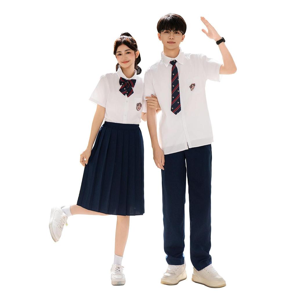 Adult Autumn College Style Poetry Recitation Performance Costume Set for High School Sports Meets