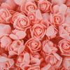 50pcs/Pack 3cm Foam Rose Heads Artificial Flower Teddy Bear Rose For Wedding Birthday Party Home Decor DIY Valentines Gifts