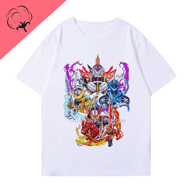 KaUnisex RiderMasked Rider Camiseta Eazan Espada Anime Shirt Personality Cotton New Pattern Printed Tee Cool Cartoon Y2k Clothes