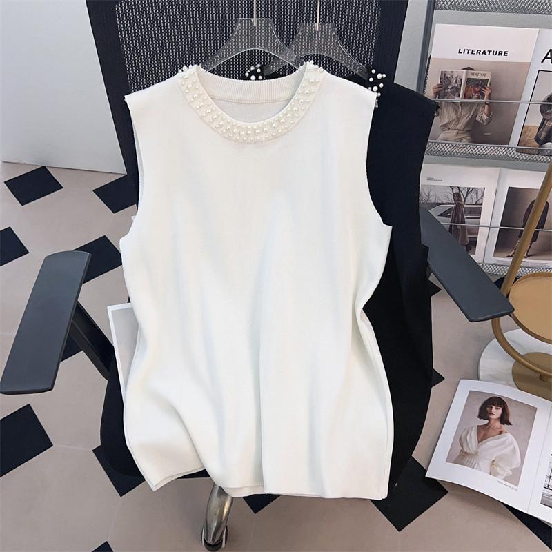 

Plus Size Short-Sleeve Loose-Fit Mid-Length T-Shirt for Women (Round Neck, Size Options: 200/300/350 Jin) 6XL білий