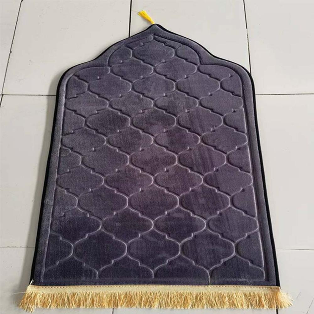 Flannel Prayer Mat Irregular Floor Carpets Portable Prayer Rug