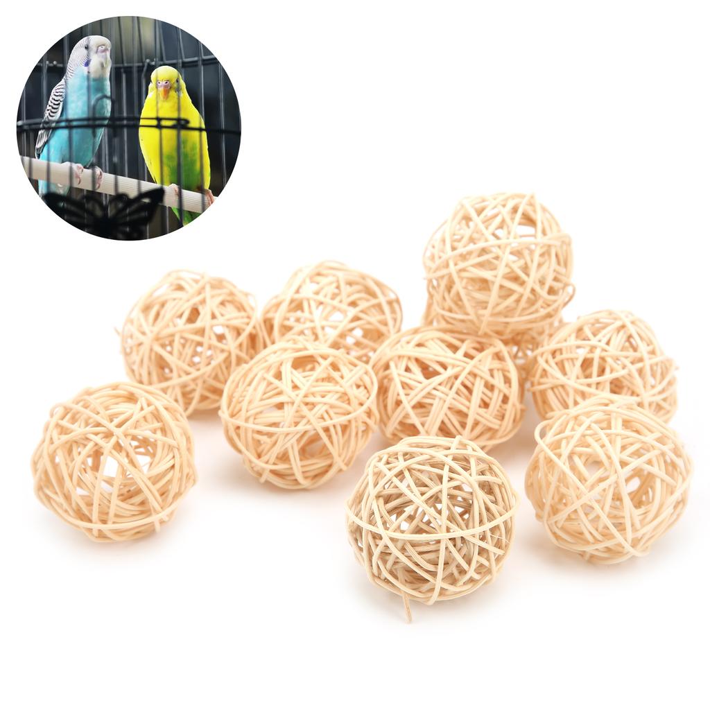 Sepak Takraw Toy   Rattan Safe and Harmless   Small Animal Chew Toy for