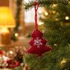 Wool Christmas Tree Hanging Ornaments DIY Accessories for Holiday Decoration