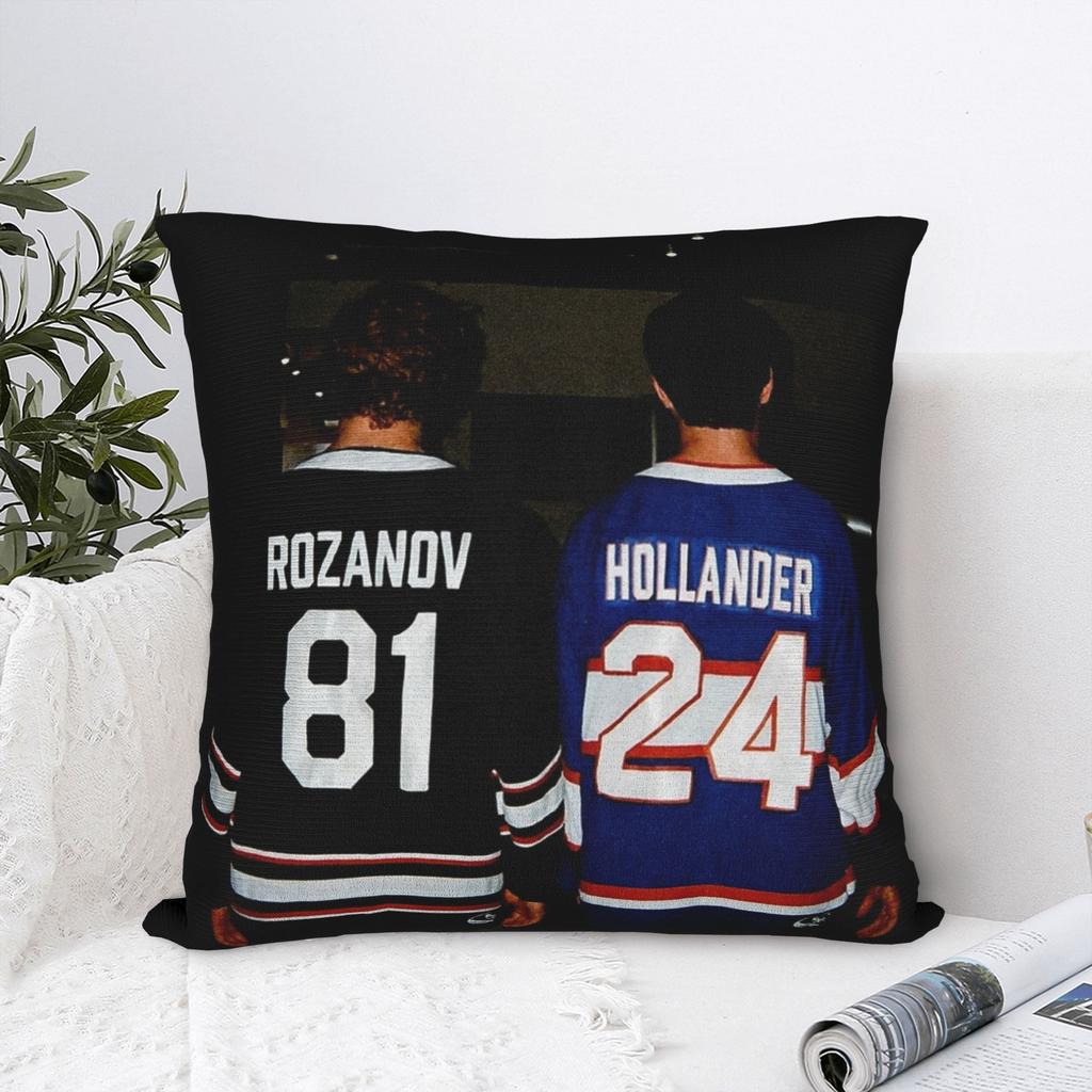 Heated Rivalry Pillow Cover Printed Cushion Cover Decoration Hollander and Ilya Rozanov Throw Pillow Case Cover Chair Multi-Size