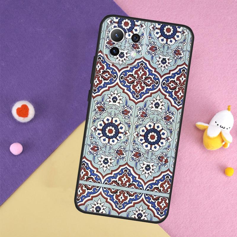 Moroccan Pattern Case For Xiaomi 15 Ultra 13 14 14T 11T 12T 13T Pro POCO X7 Pro X3 X5 X6 F5 F6 M6 Pro Cover