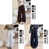 Girl High Waist Flared Pants With Cotton Polyester Fabric For Fall Winter Casual Wear