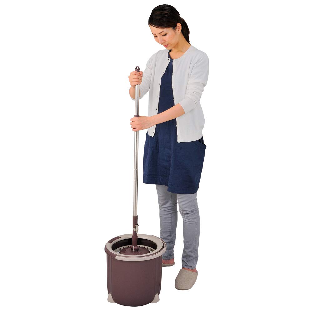 Azuma Industrial TSM545 Tornado rund rotierende Einzelschichtreinigung Bodenfliesenboden Wischmopp Gesamtlänge Set, Mopp, Eimer, Reinigung,