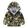 Toddler Kids Cartoon Print Hooded Jacket Boys Girls Lightweight Windproof Zip Up Casual Outerwear Coat