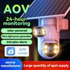 AOV Solar 4G CCTV Camera: High-Definition, Night Vision, Free Data Monitoring, Outdoor Security