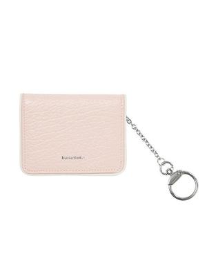 Homeboisportclub Leather Keyring Card Holder - Light Pink