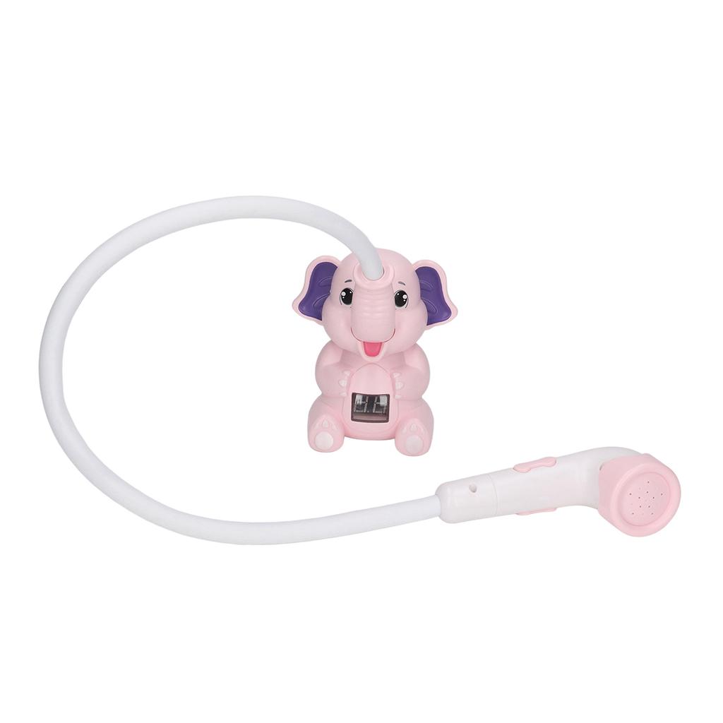 Babybadewanne Duschkopf mit Thermometer Tierförmiges IPX7 wasserdichtes flexibles Schlauch-Wassersprühspielzeug