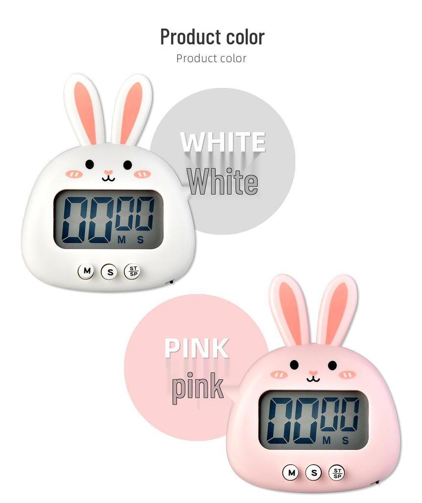 Cartoon Chicken Timer: Electronic Kitchen & Study Alarm Clock