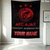 Afc Ajax Wall Hanging Printed Fabric Blanket Decorative Tapestries for Bedroom Living Room Home Decor