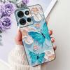 For Motorola G05 G15 Power G35 G55 G75 E15 Phone Case Back Cover Girly Fashion Flower Butterfly Paintong Soft TPU Bumper Fundas