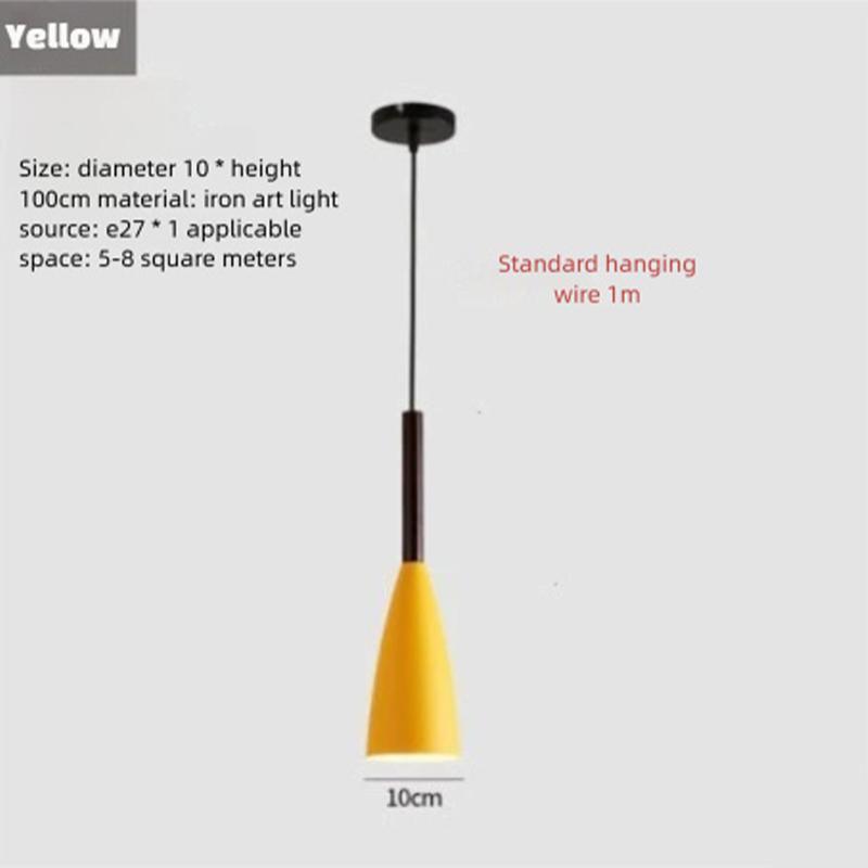 Modern Nordic style chandelier simple lighting fixture chandelier with E27 bulb suitable for dining room and bedroom