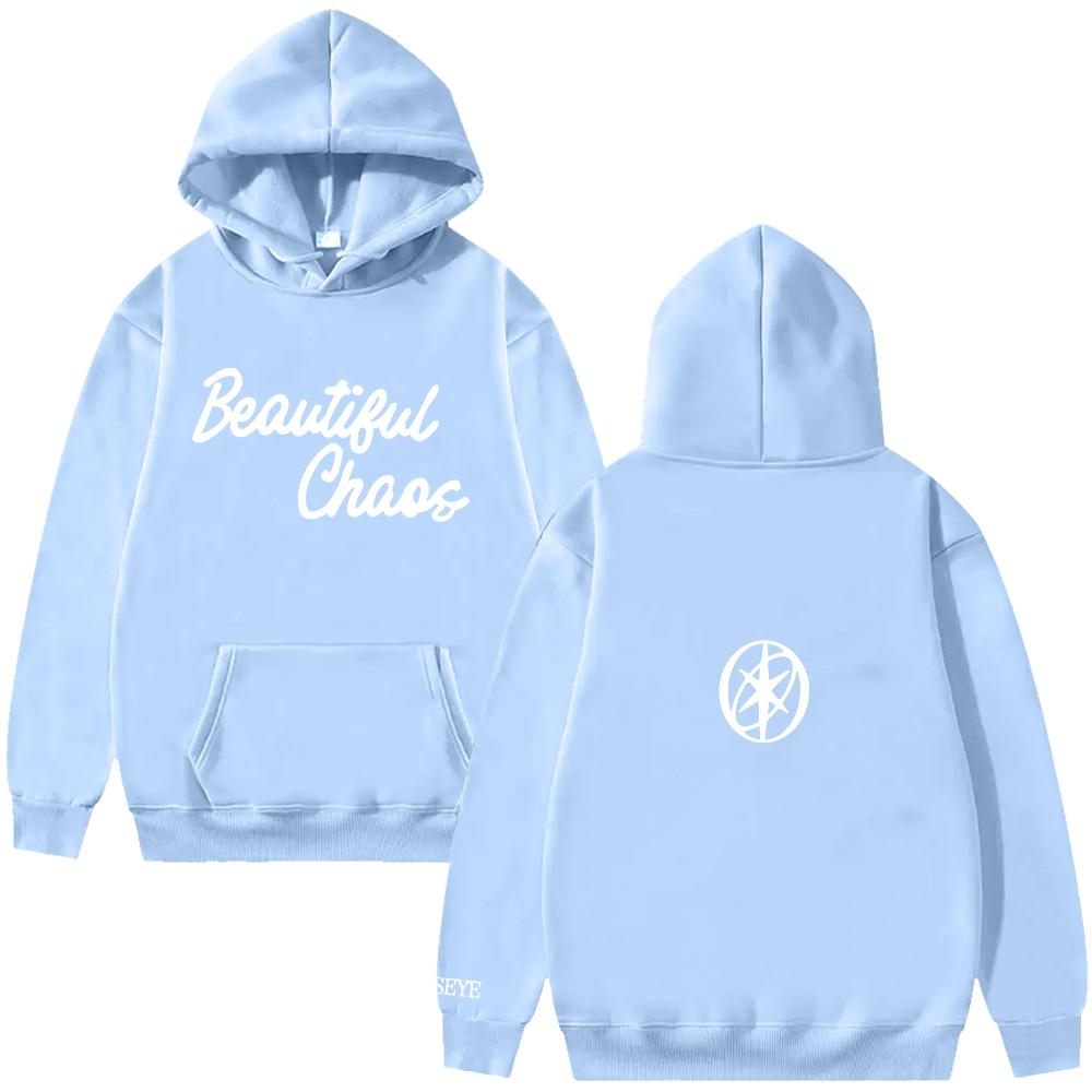 KATSEYE BEAUTIFUL CHAOS Mikina Módní Ležérní Mikina pro Fanoušky Dárky Módní Streetwear Dámské Pánské Dlouhý Rukáv Mikiny Pulovry
