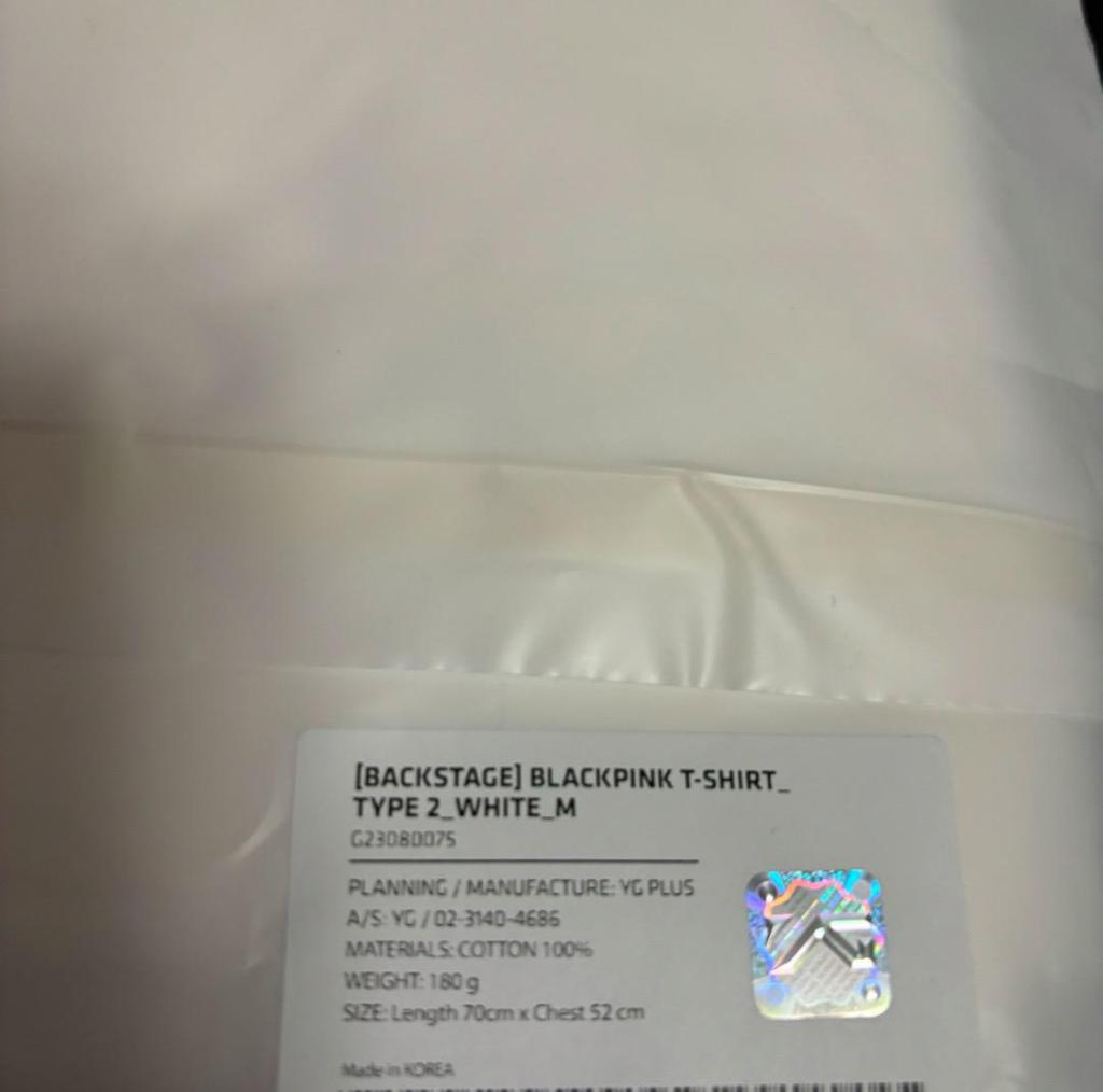 [USED] BLACKPINK T-shirt BORNPINK Seoul Concert Limited Edition M Size