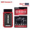 ELM327 V1.5 PIC18F25K80 lustas Dviguba plokštė WIFI/BT OBD2 kodo skaitytuvas ELM327 OBDII diagnostikos įrankis Android/IOS telefonui PK ICAR 2