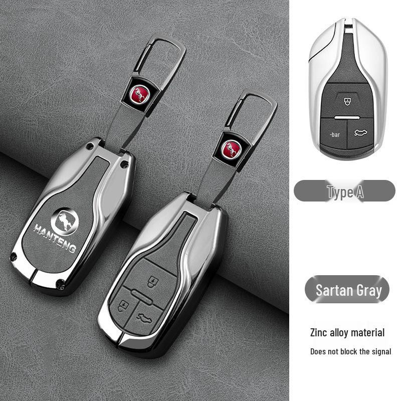 Hanteng X7S/X5 Car Key Case 2018: High-End Metal Key Cover & Remote Control Shell with Buckle
