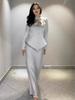 2025 Autumn Sexy Long Sleeve Fashion Dress Set for Women