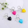 Trendy Heart Bowknot Keychain Unique Keyring Trendy Bag Decoration Female Fashion Jewelry Pendant Accessory for Women