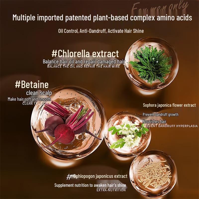 UNMS Men's Anti-Dandruff Oil Control Shampoo