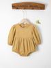 Newborn Girl's Long-Sleeve Cotton Jumpsuit for Summer
