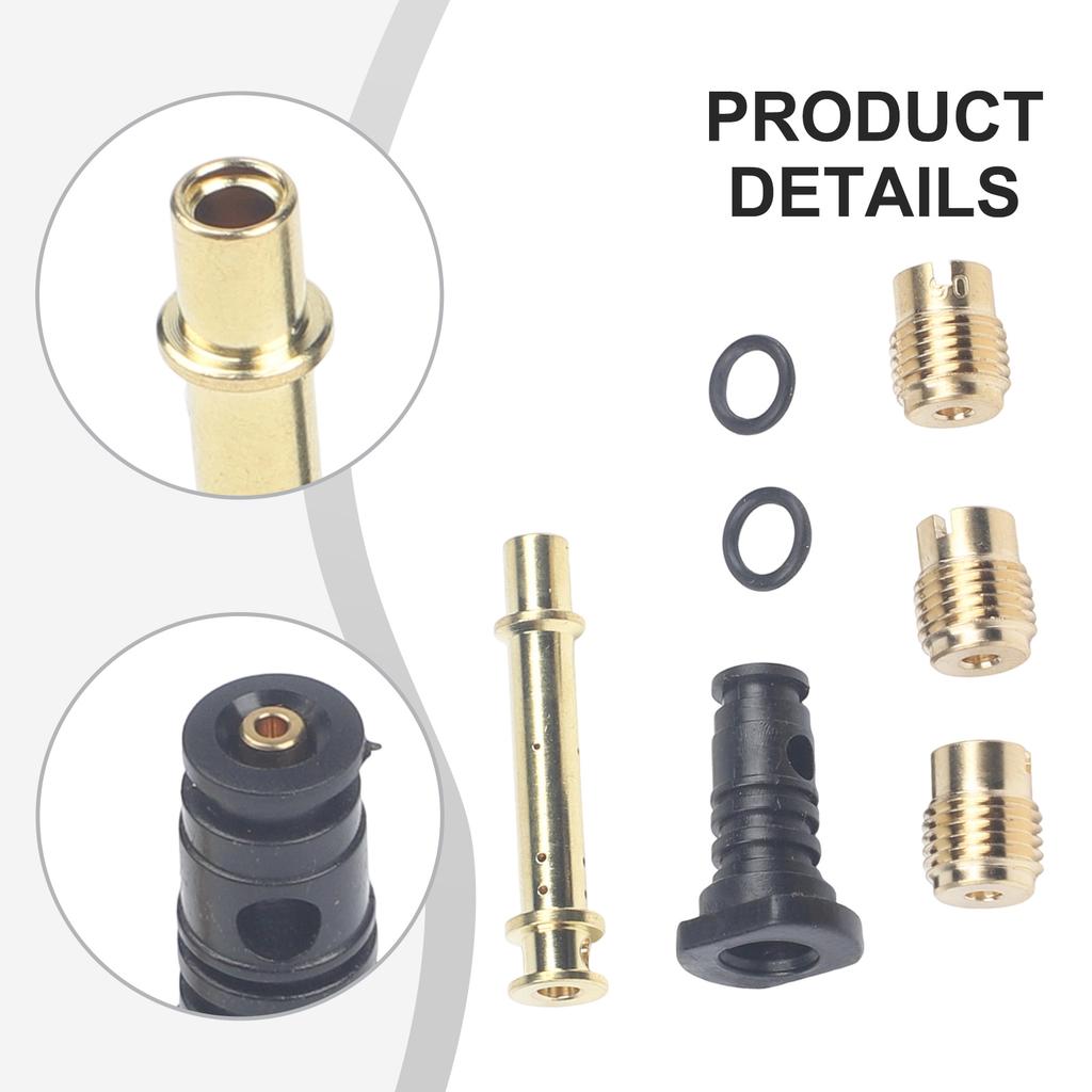 Carburetor Foam Tube Gold Carburetor Main Jet Multiple Jet Sizes Includes K85 K90 K95 Optimizes Fuel Efficiency