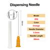 100pcs/Box Sterile Pointed Syringe Needles 1inch 1.5inch 18G-27G Stainless Steel for Liquid Dispensing Lab Vet Pet Injection