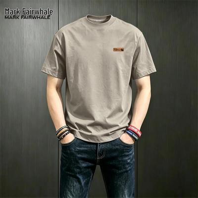 T-shirt da uomo in cotone con stampa alla moda