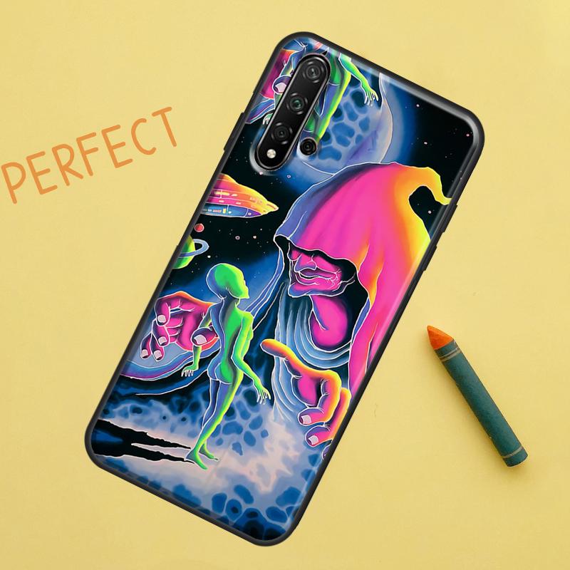 Mushroom Moon Shroom Farmer For Huawei Nova 8i 12i 11i 12s Y73 Y72 Y61 Y91 Y90 Y70 Y60 9 10 SE P30 P40 Lite P60 Pro Case