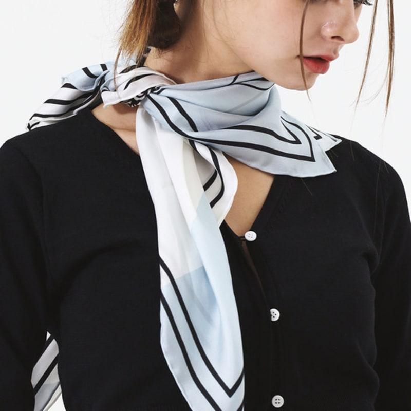 

ONSZ Beach Lady Silk Scarf WHITE