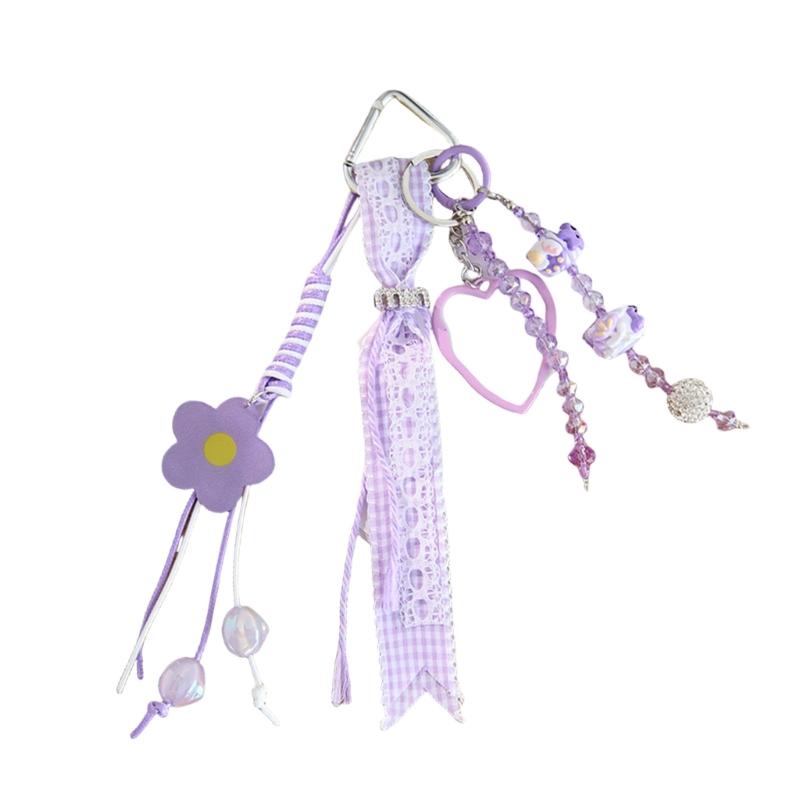 Trendy Braided Keychain Baseball Inspired Design Stylish Couple Keyring For Purse Charm Everyday Carry Essential