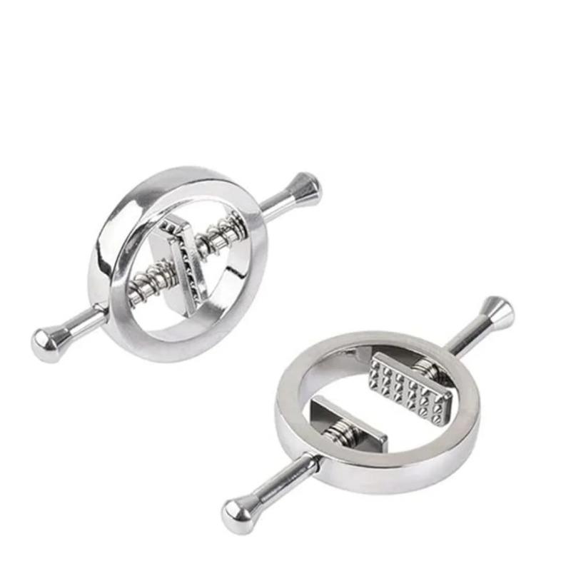 2Pcs Steel Clamps Rings Prosthetic Clips Body Jewelry for Women Men