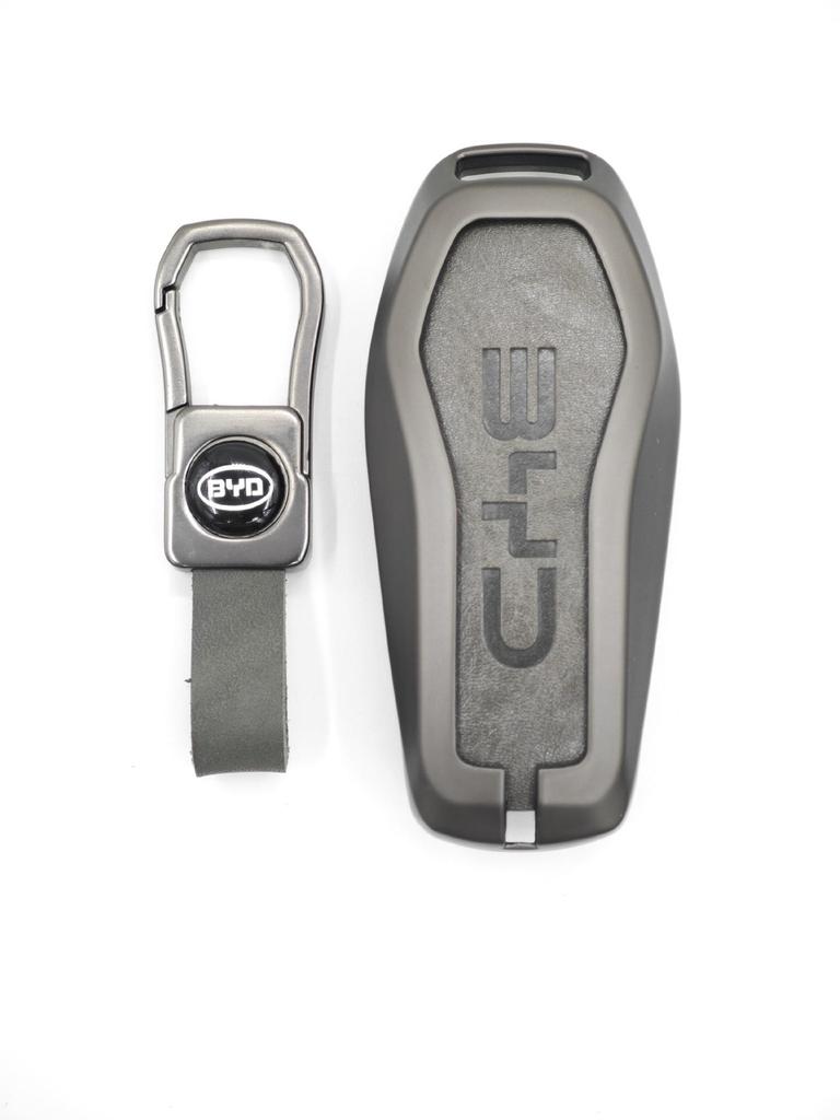 BYD Car Key Metal Protective Cover for Yuan Pro, D1, Qin Plus, E1, E2 Models
