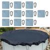 For Above-ground Pools Hook Attachments Pool Cover Weights Winter Pool Cover All-season Security Diamond-shaped Design
