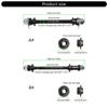 Bikes Repair Tool Accessory for Mountain Bike Bicycles Solid Axles Bicycles Front Rear Wheel Axles Bikes Wheel Hub Axles